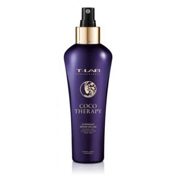 T-LAB Professional Coco Therapy Overnight Serum Deluxe, 150 ml.