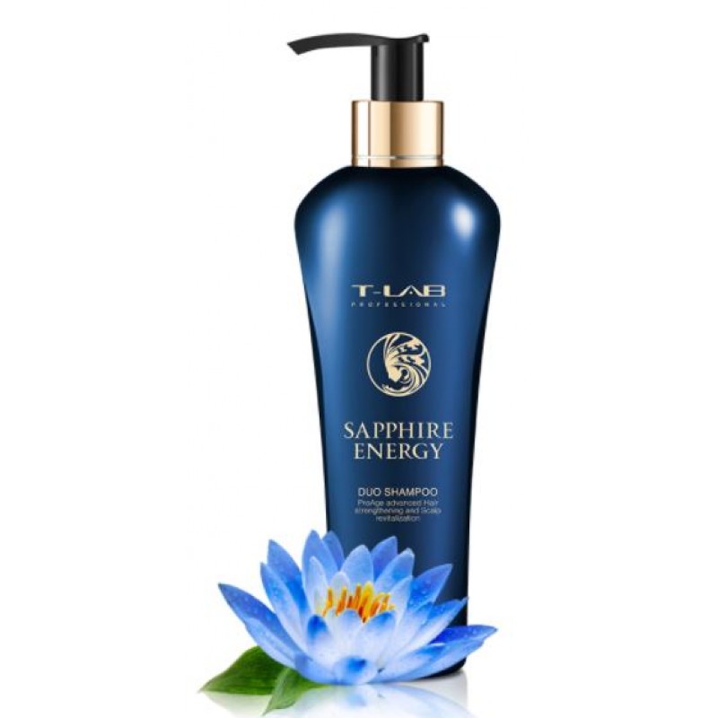 T-LAB Professional Sapphire Energy Duo Shampoo, 300 ml.
